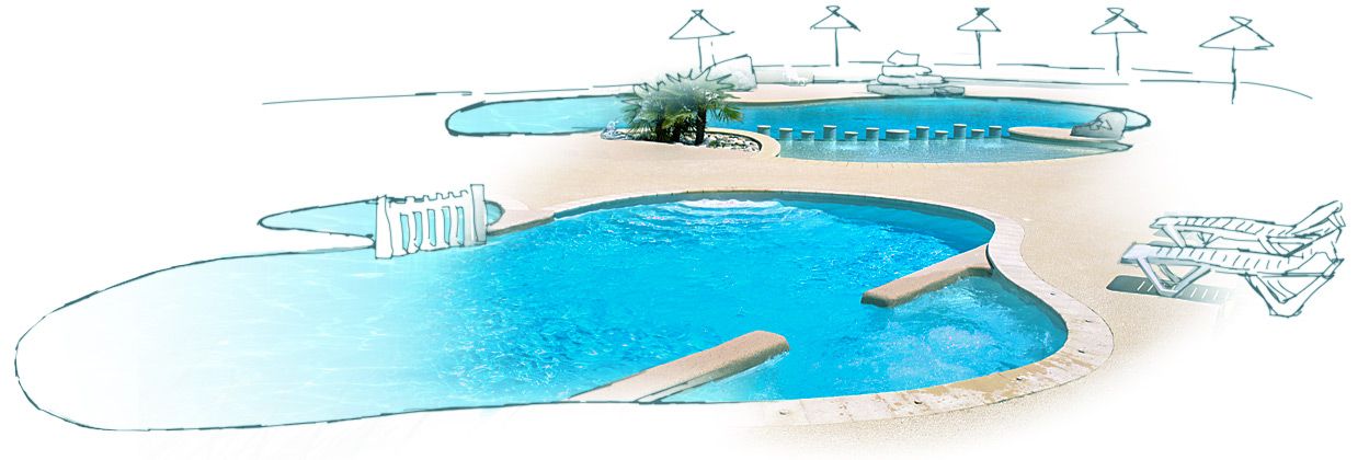 Les piscines du camping Les piscines du camping