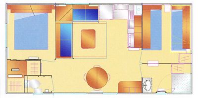 Plan du Mobil-Home Osiris